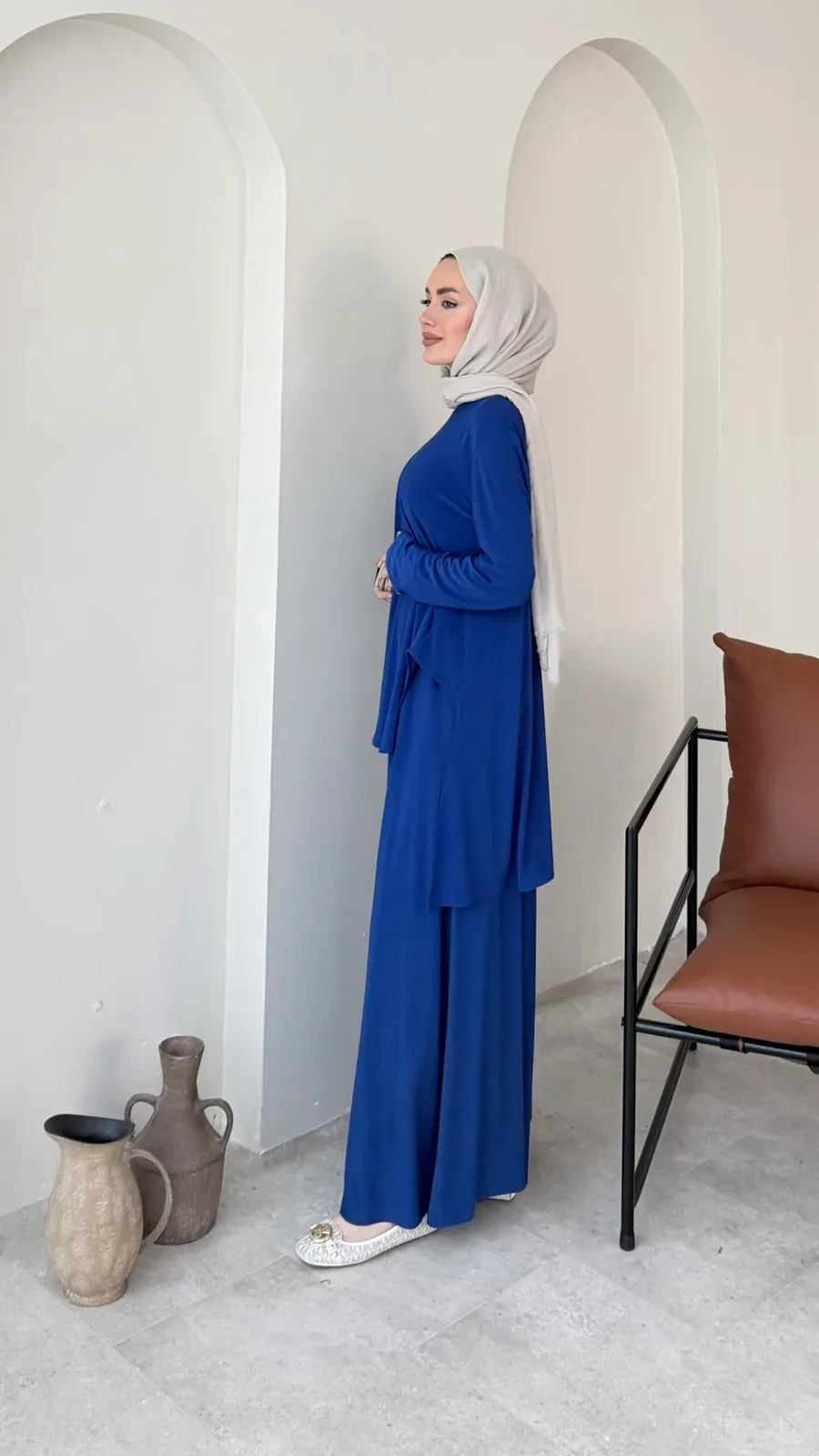 Perna Kesimli Candy Takım – Açık Lacivert, görsel 2