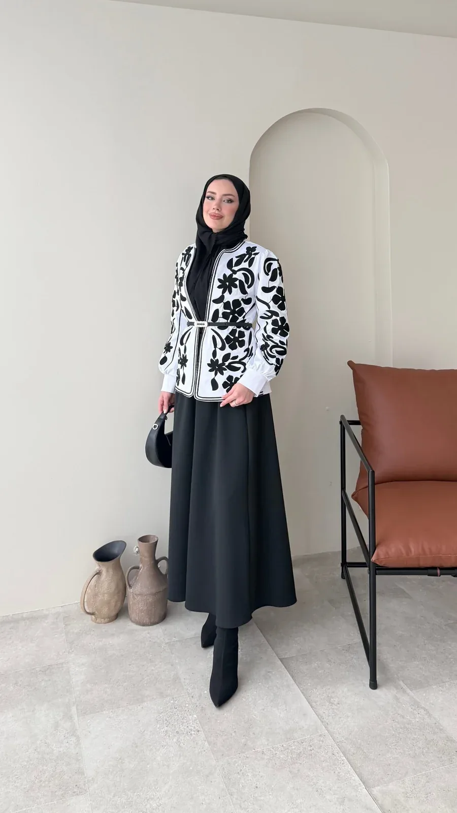Quan Nakış Ceket – BEYAZ, görsel 9