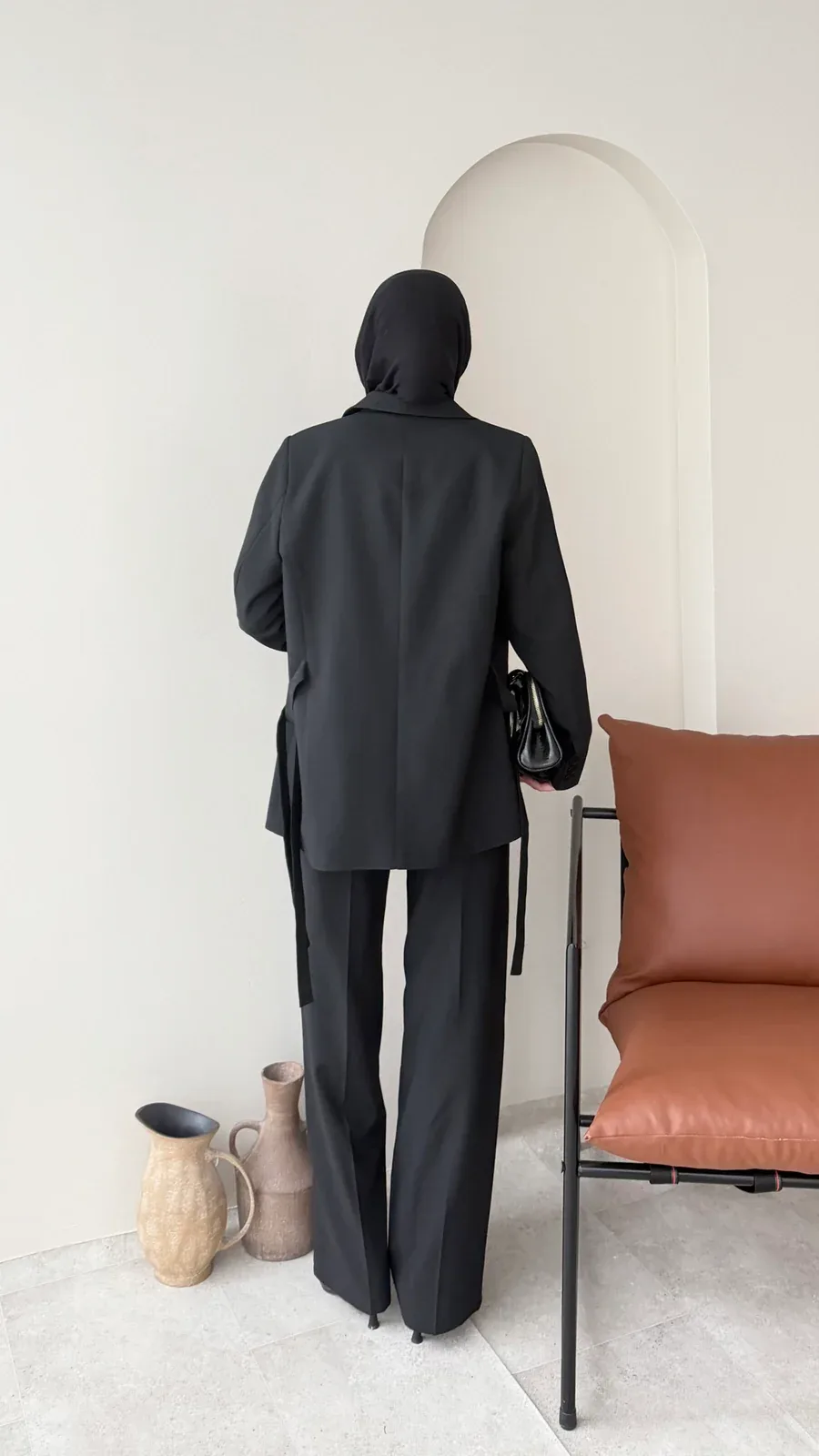 Belin Blazer Takım – Siyah, görsel 3
