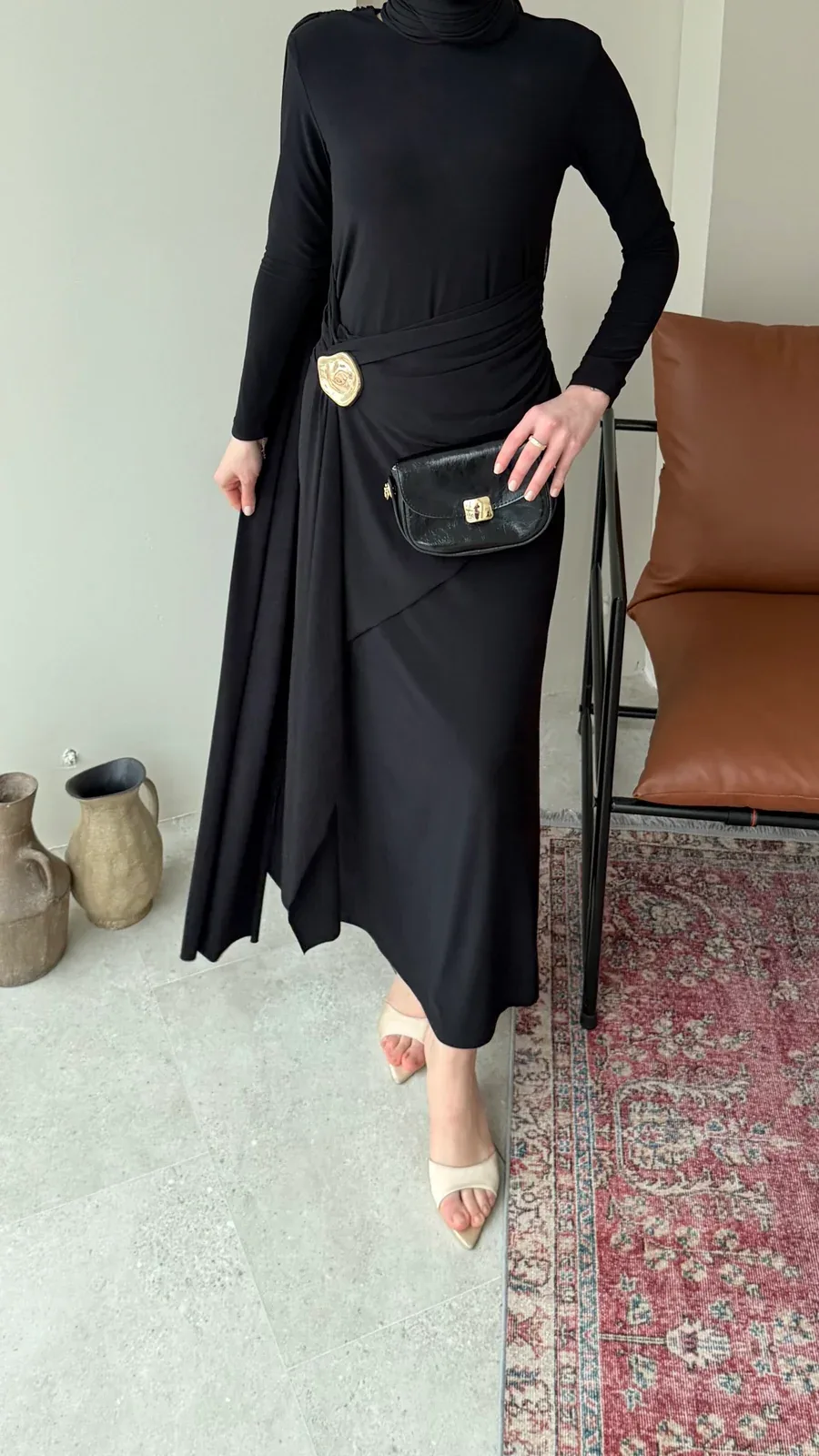Keyla Candy Elbise – Siyah, görsel 5