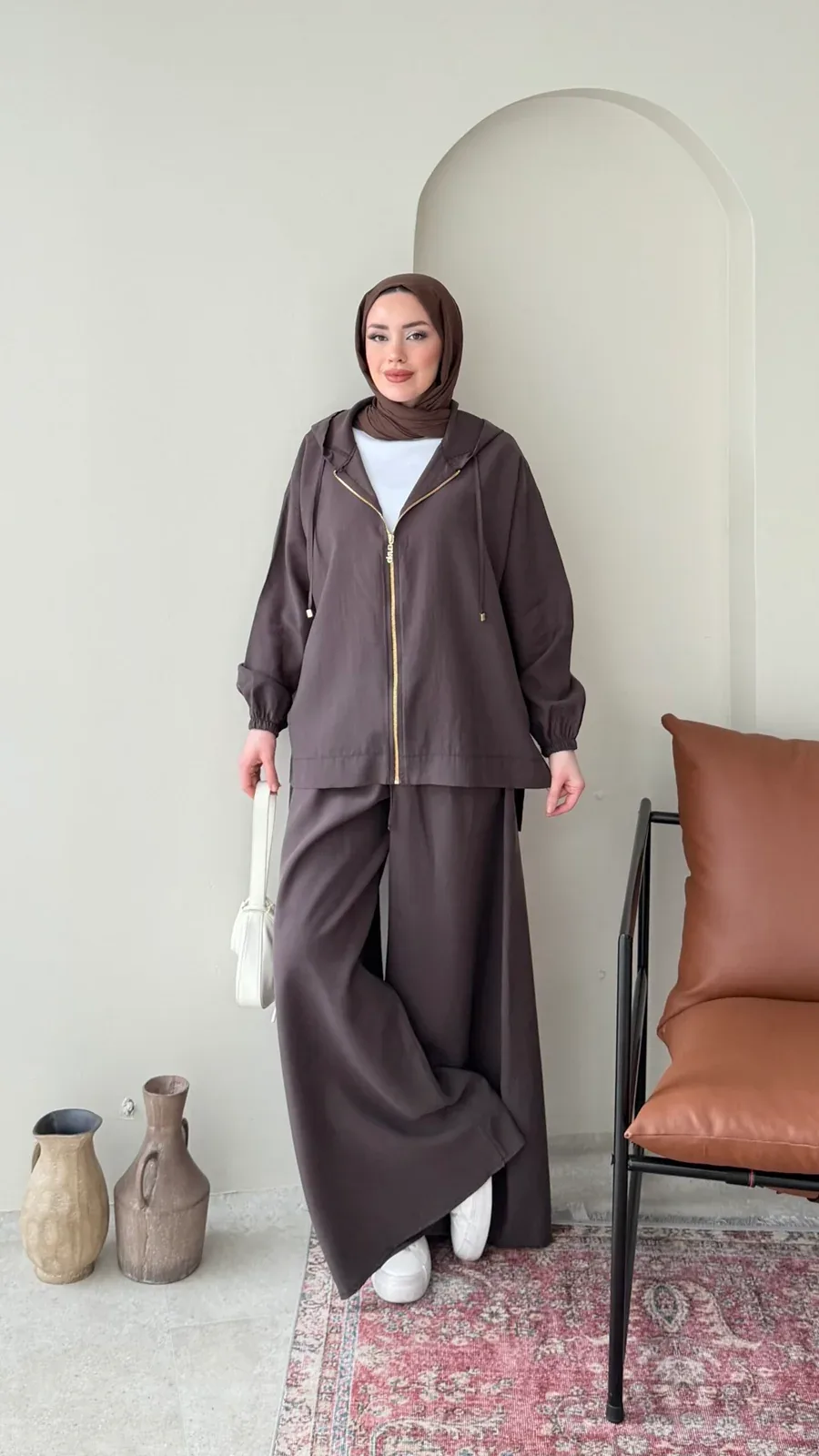 Tulya Tensel Takım – Kahverengi, görsel 1