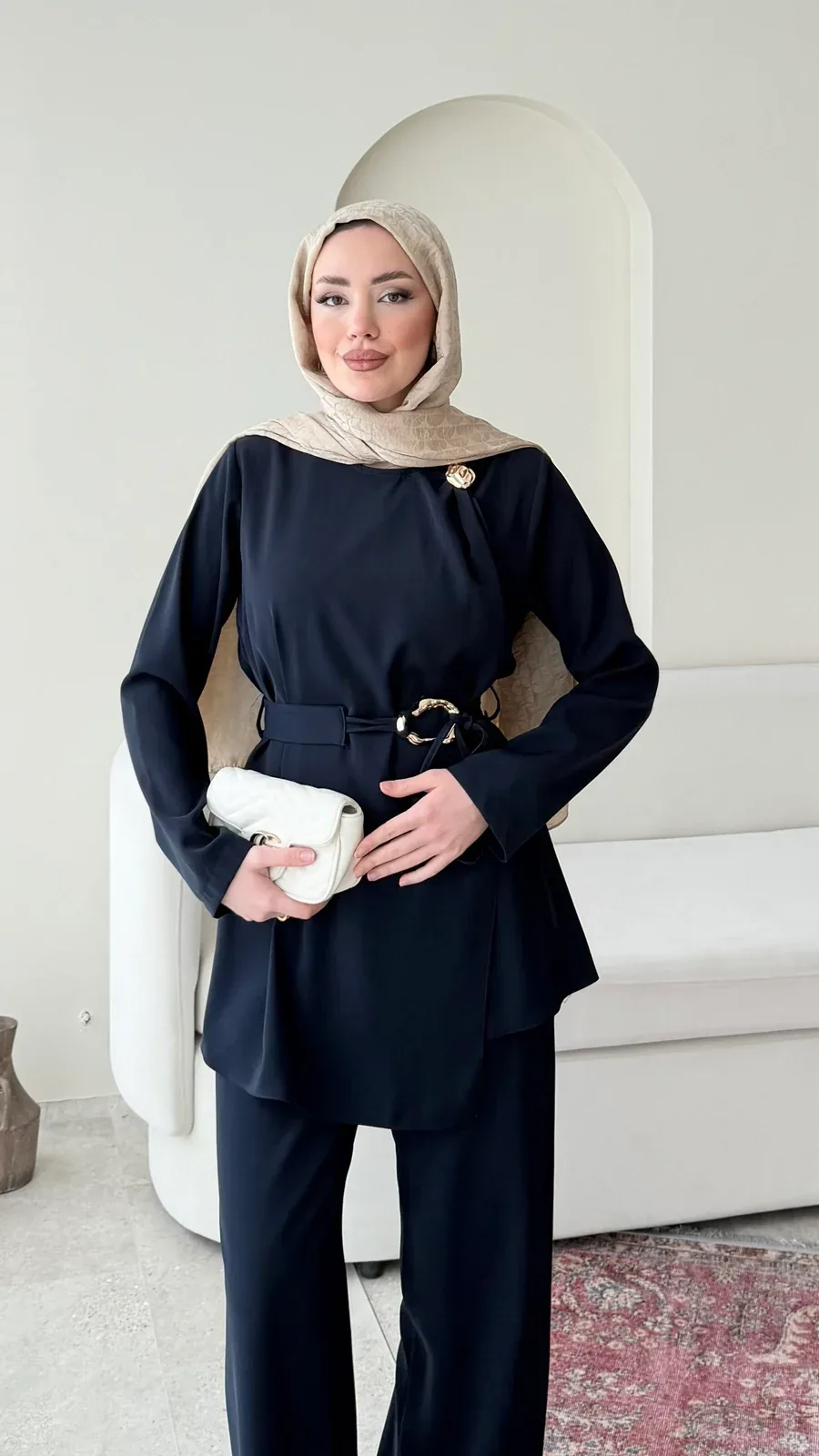 Tina Kemerli Takım – Lacivert, görsel 4