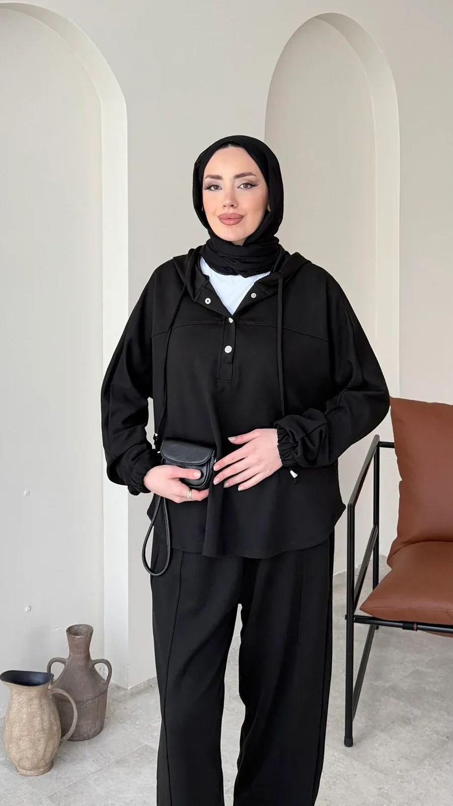 Mona Oyşo Takım – Siyah, görsel 4