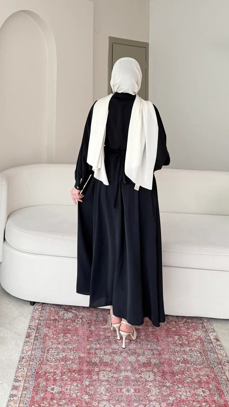 Sibil Fularlı Takım – Lacivert, görsel 6