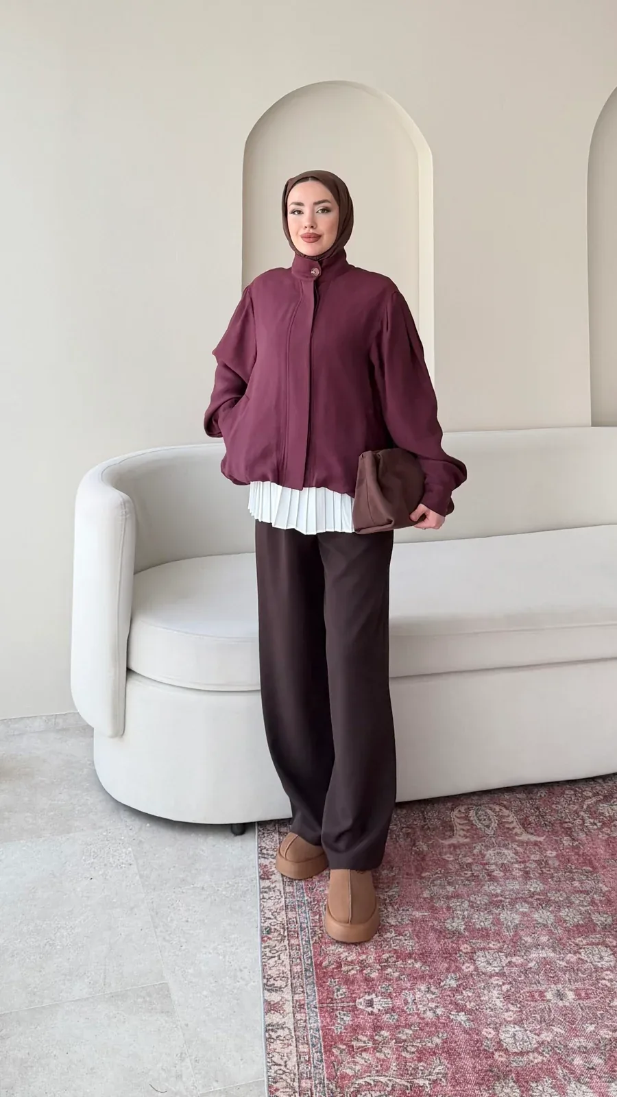 Zera Ceket – Mürdüm, görsel 3