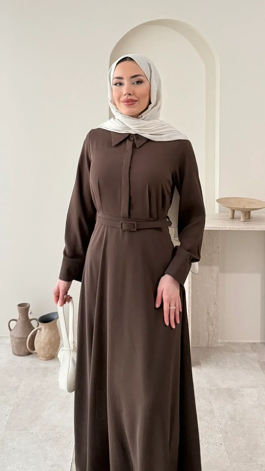 Wenessa Elbise – Acı Kahve, görsel 5