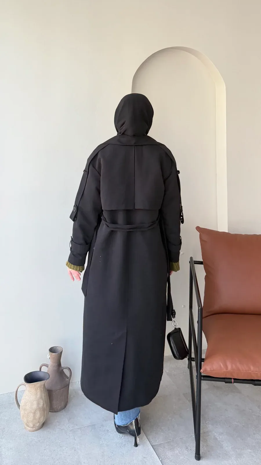 Kığıl Trenç – Siyah, görsel 3