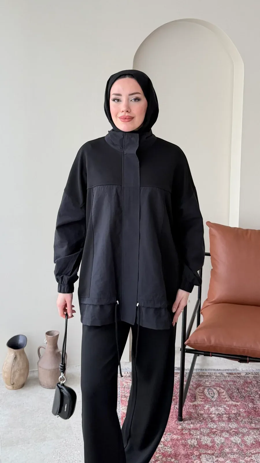 Mesa Garni Detaylı Oyşo Takım – Siyah, görsel 4
