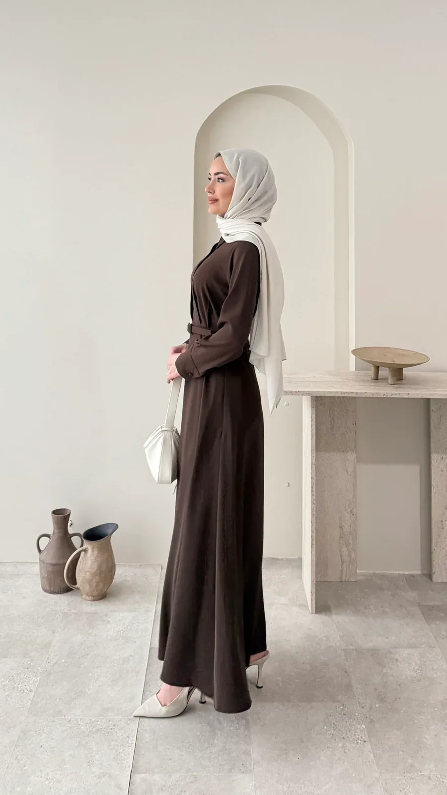 Wenessa Elbise – Acı Kahve, görsel 2