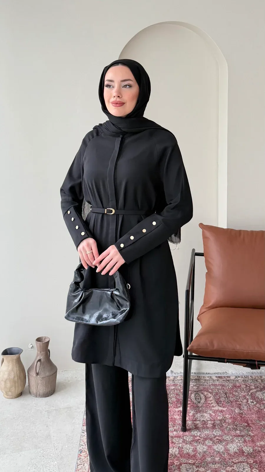 Bade Kemerli Takım – Siyah, görsel 5