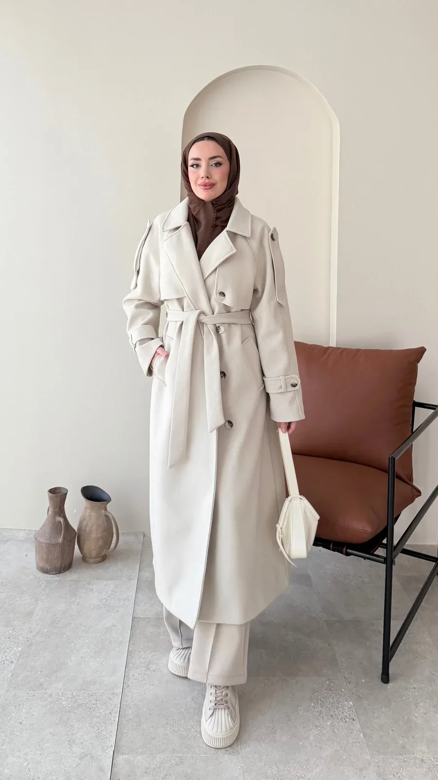 Bera Premium Kaşe Kaban – TAŞ, görsel 5