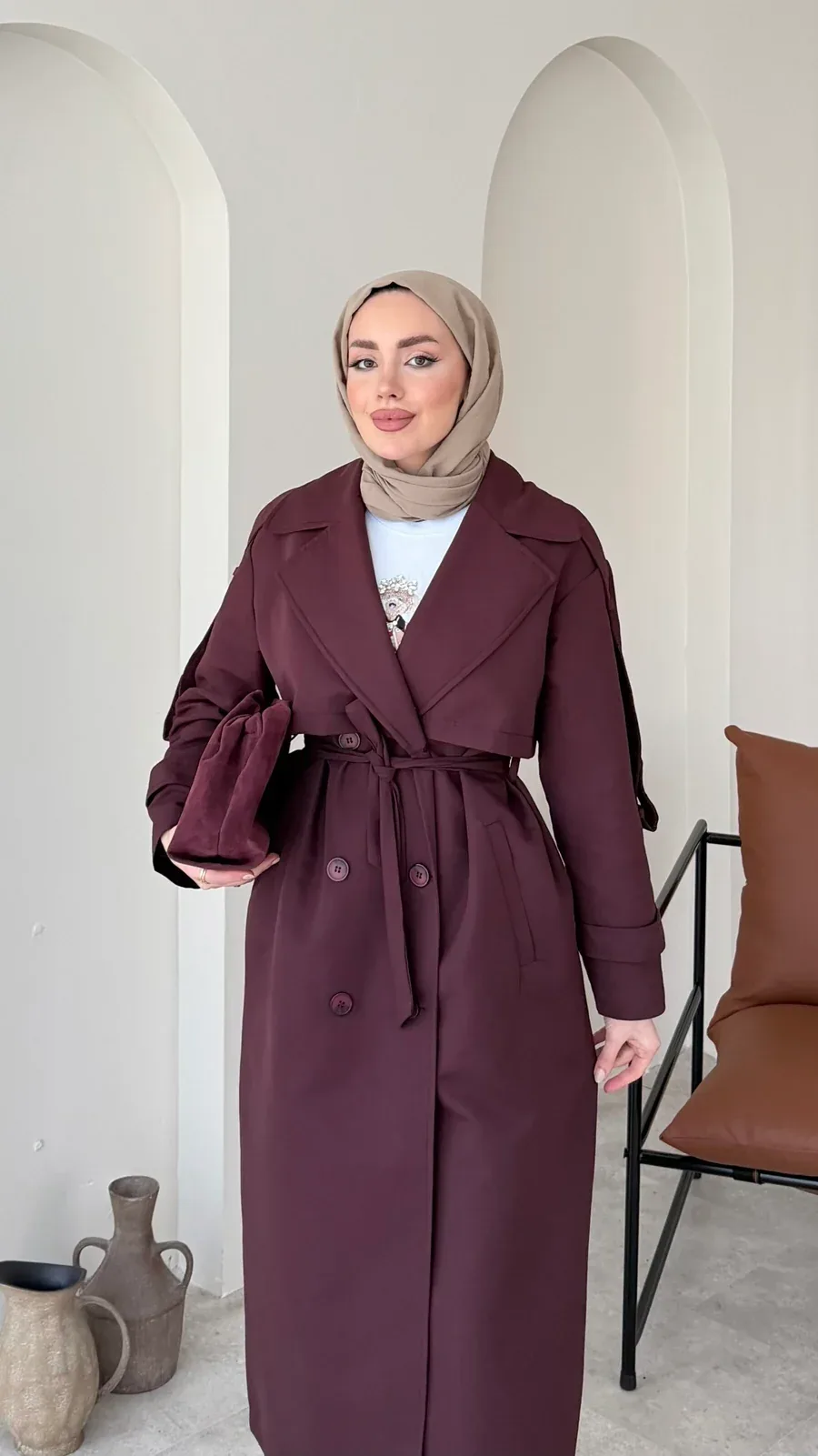 Kığıl Trenç – Bordo, görsel 6