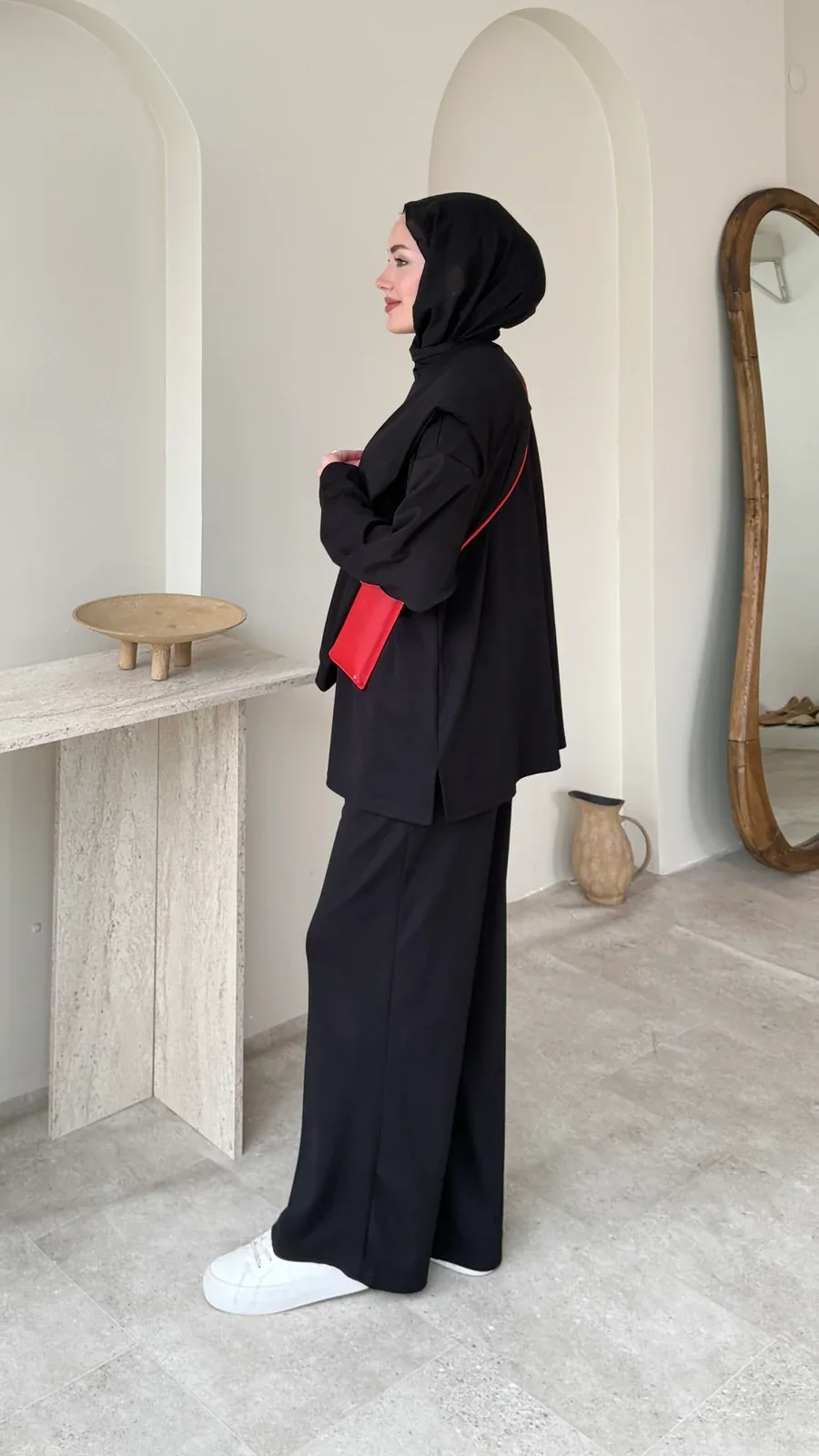 Liza Bağlamalı Oyşo Takım – Siyah, görsel 2