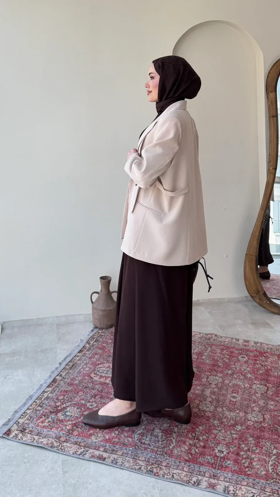 Lisa Blazer Ceket – Taş, görsel 4