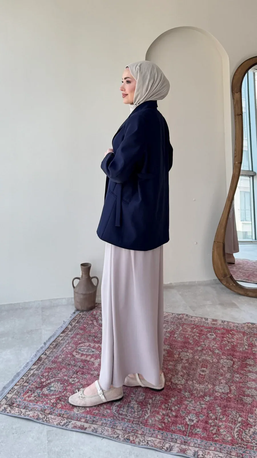 Lisa Blazer Ceket – Lacivert, görsel 3