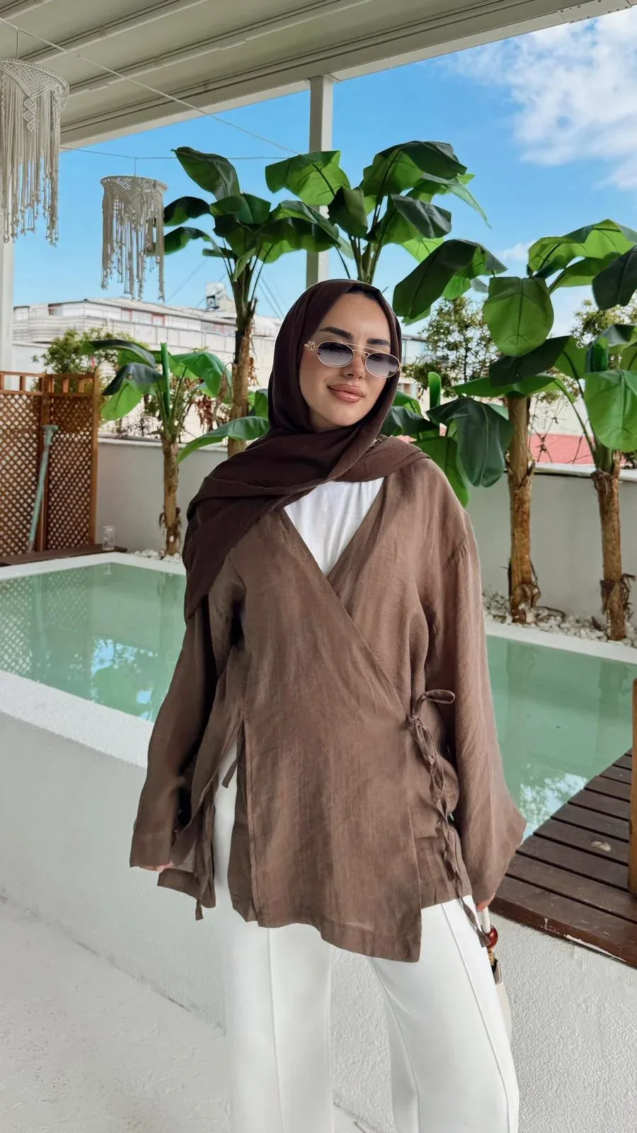 Luma Kimono – Kahverengi, görsel 2