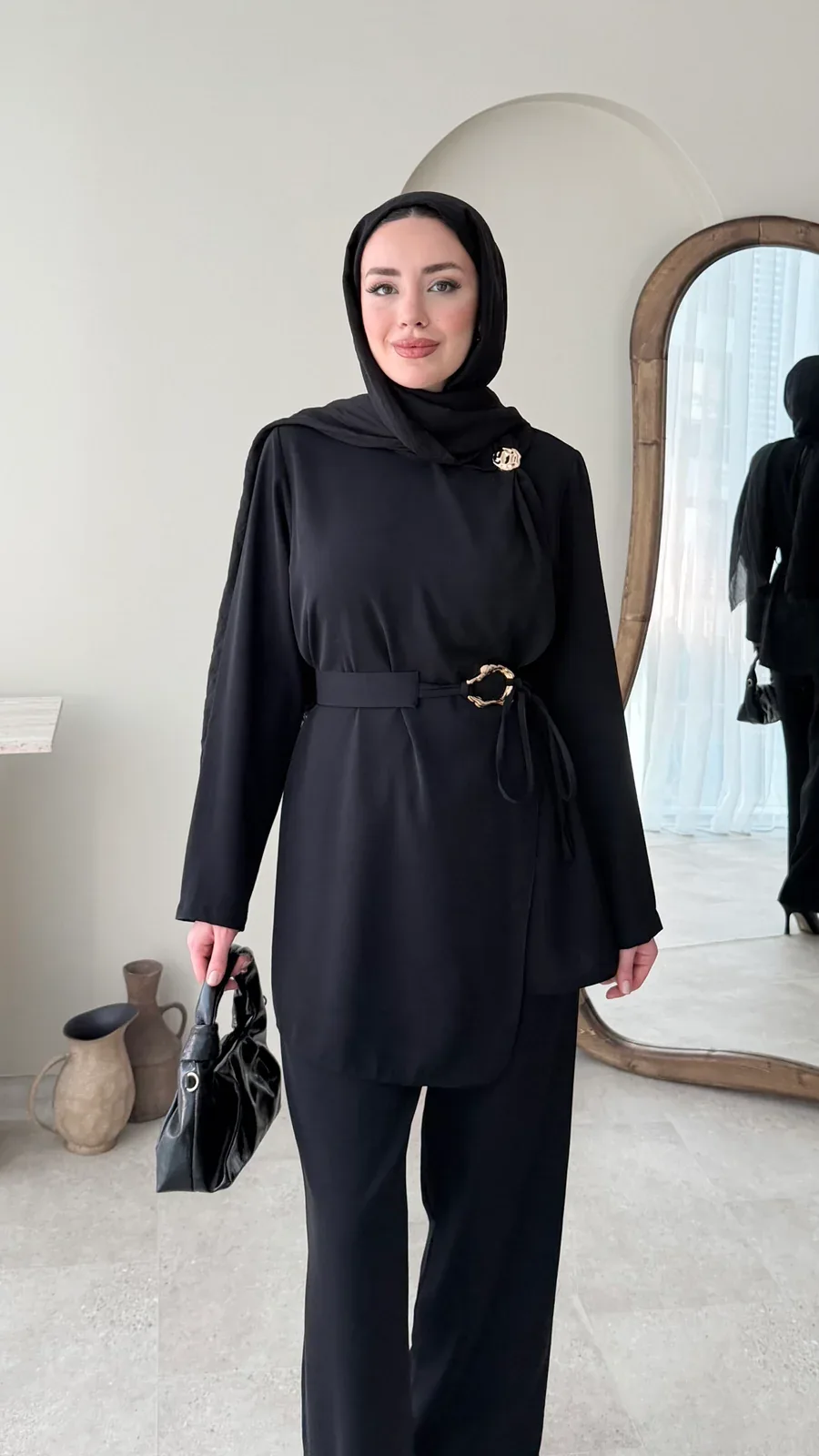 Tina Kemerli Takım – Siyah, görsel 3