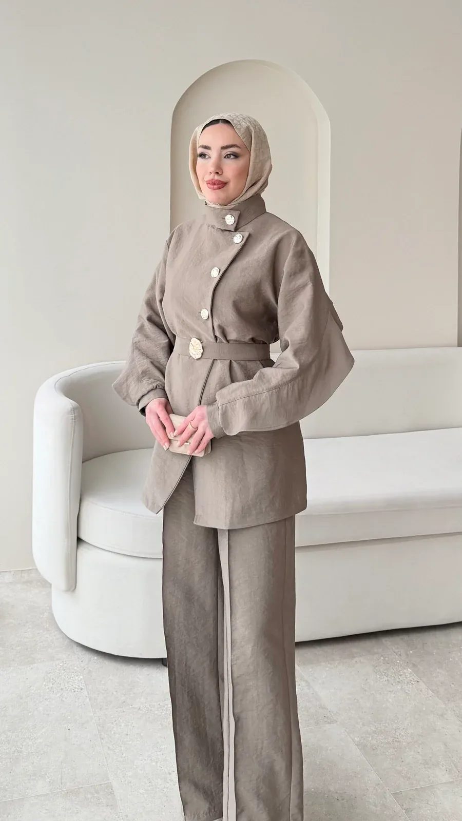 Hare Taşlı Takım – Vizon, görsel 5