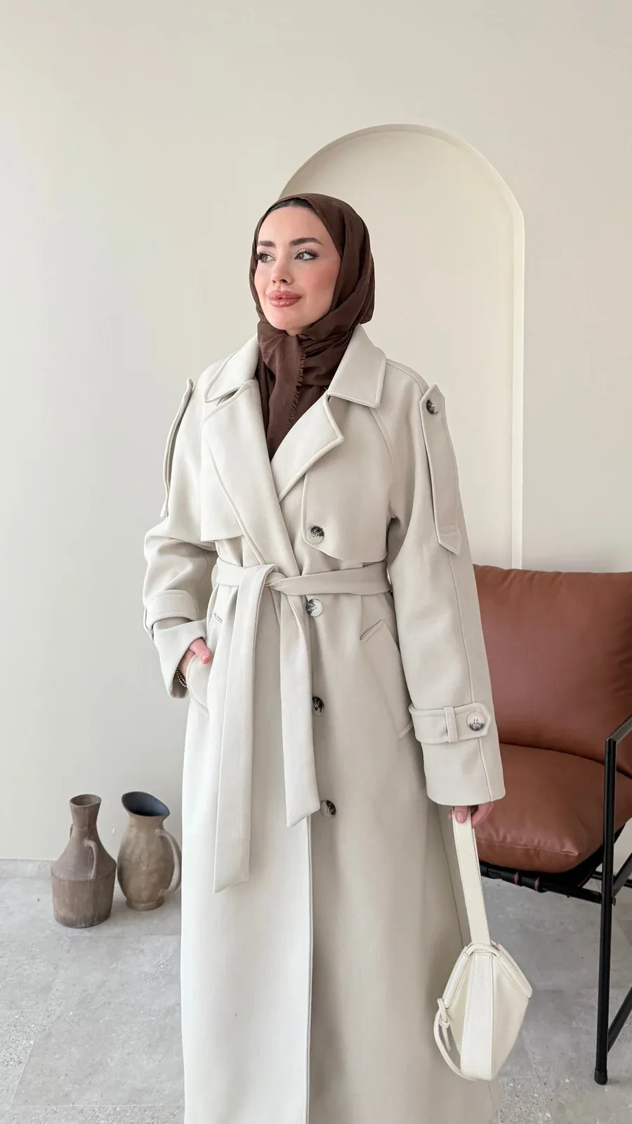 Bera Premium Kaşe Kaban – TAŞ, görsel 1