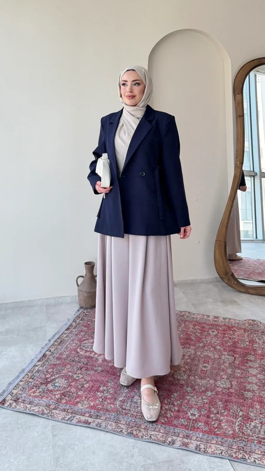 Lisa Blazer Ceket – Lacivert, görsel 2