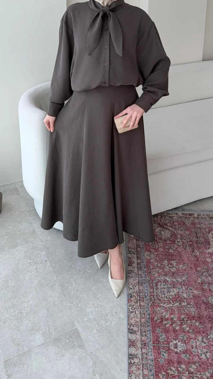 Vela Modal Takım – Kahve, görsel 4