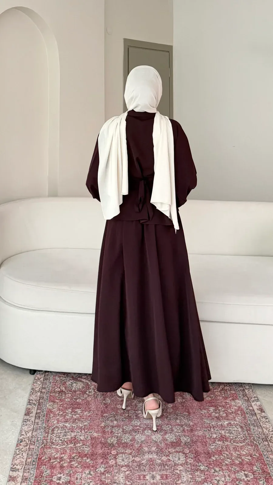 Sibil Fularlı Takım – Mürdüm, görsel 7