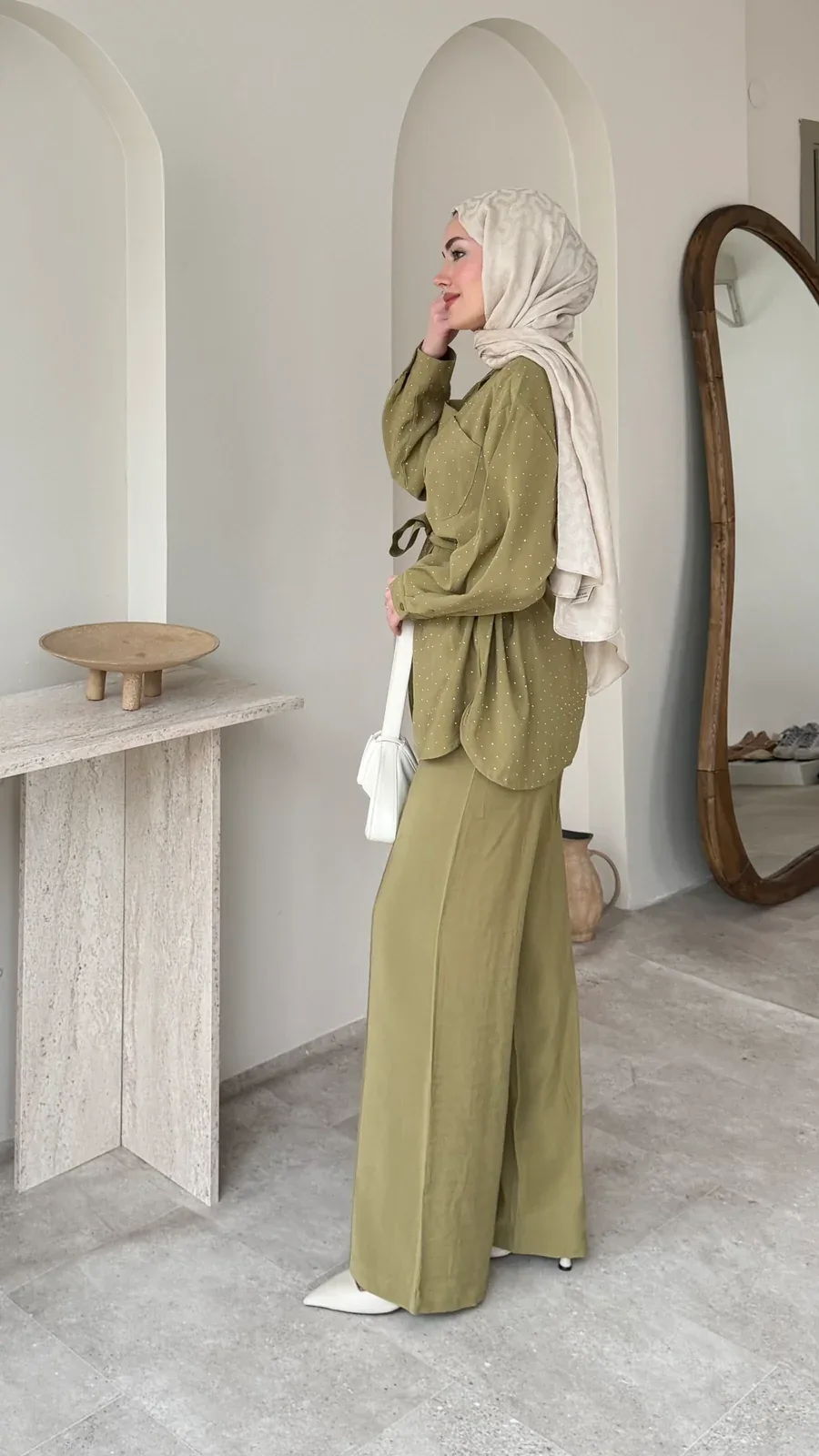 Lina Taşlı Takım – Yeşil, görsel 2