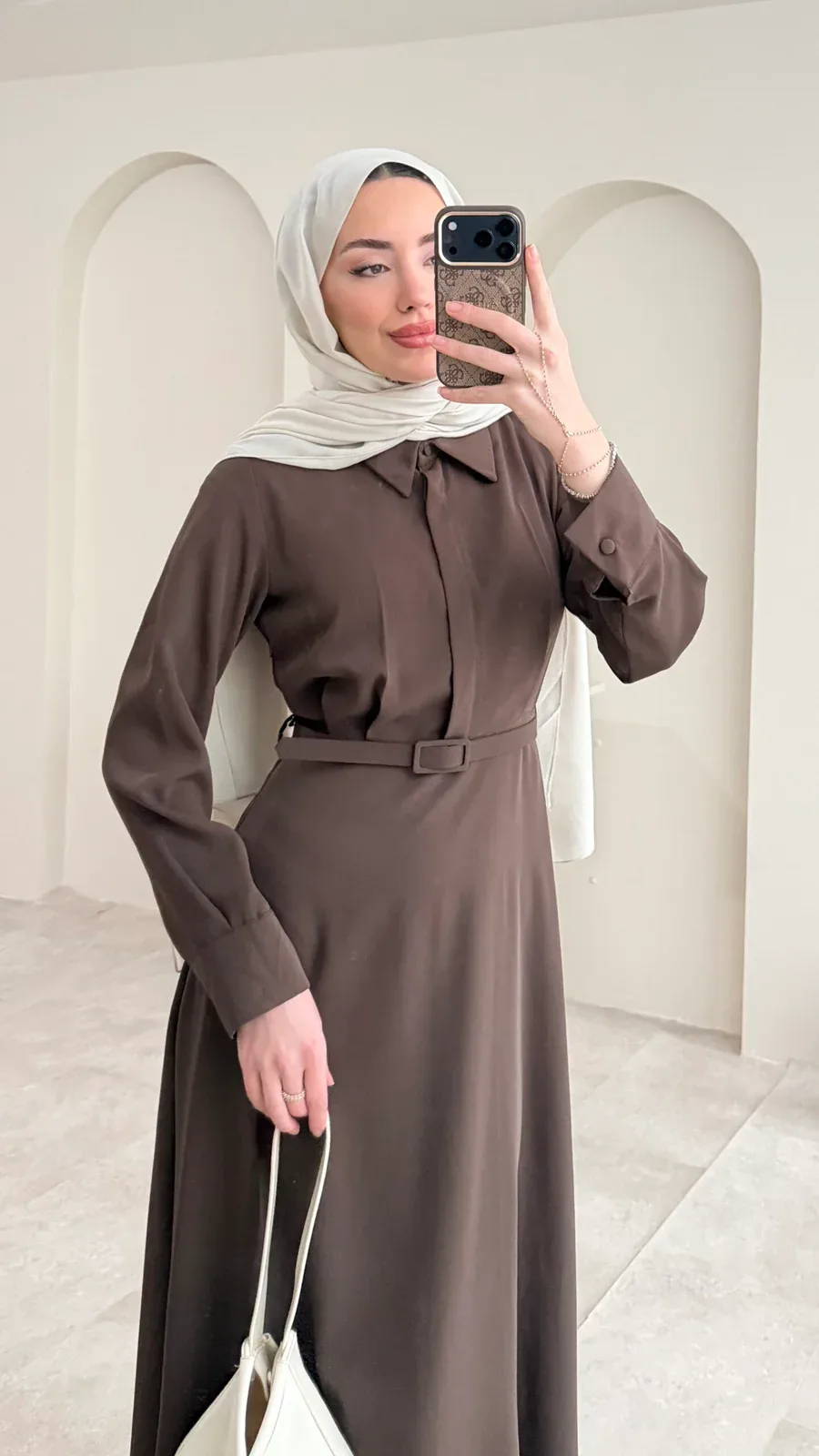 Wenessa Elbise – Acı Kahve, görsel 8