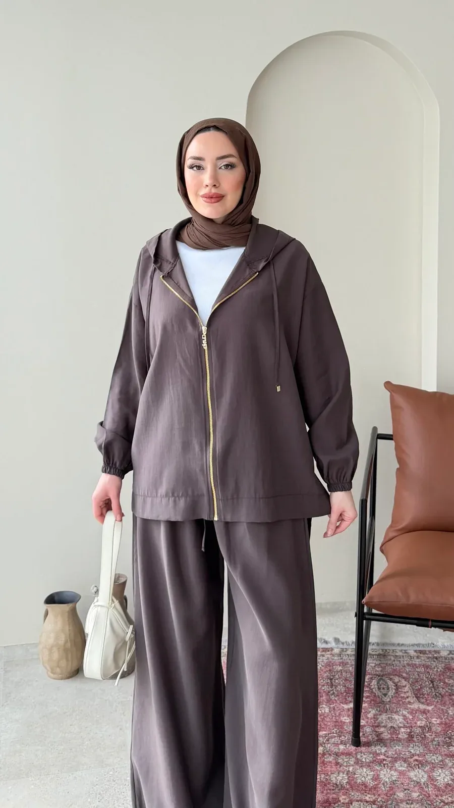 Tulya Tensel Takım – Kahverengi, görsel 4