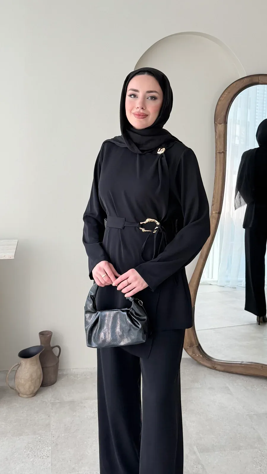 Tina Kemerli Takım – Siyah, görsel 4