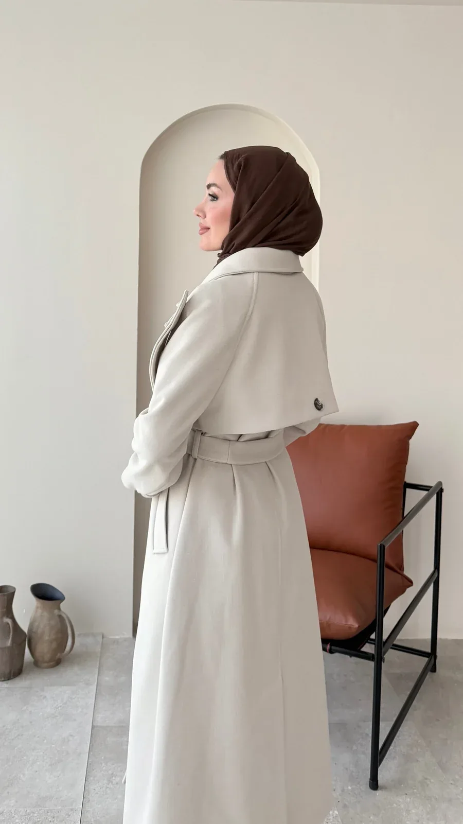 Bera Premium Kaşe Kaban – TAŞ, görsel 4