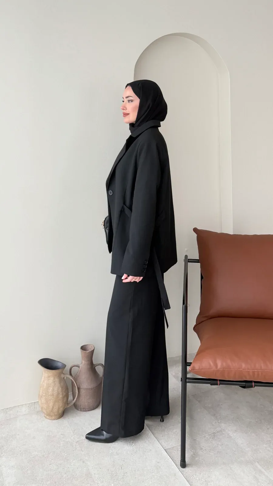 Belin Blazer Takım – Siyah, görsel 2