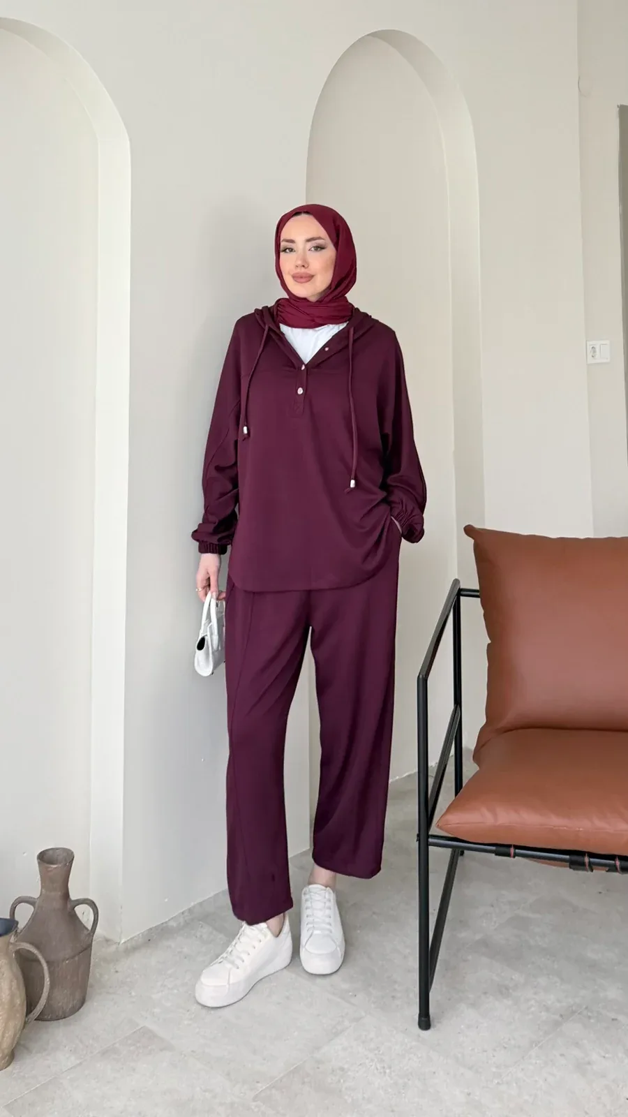 Bonno Oyşo Takım – Bordo, görsel 1