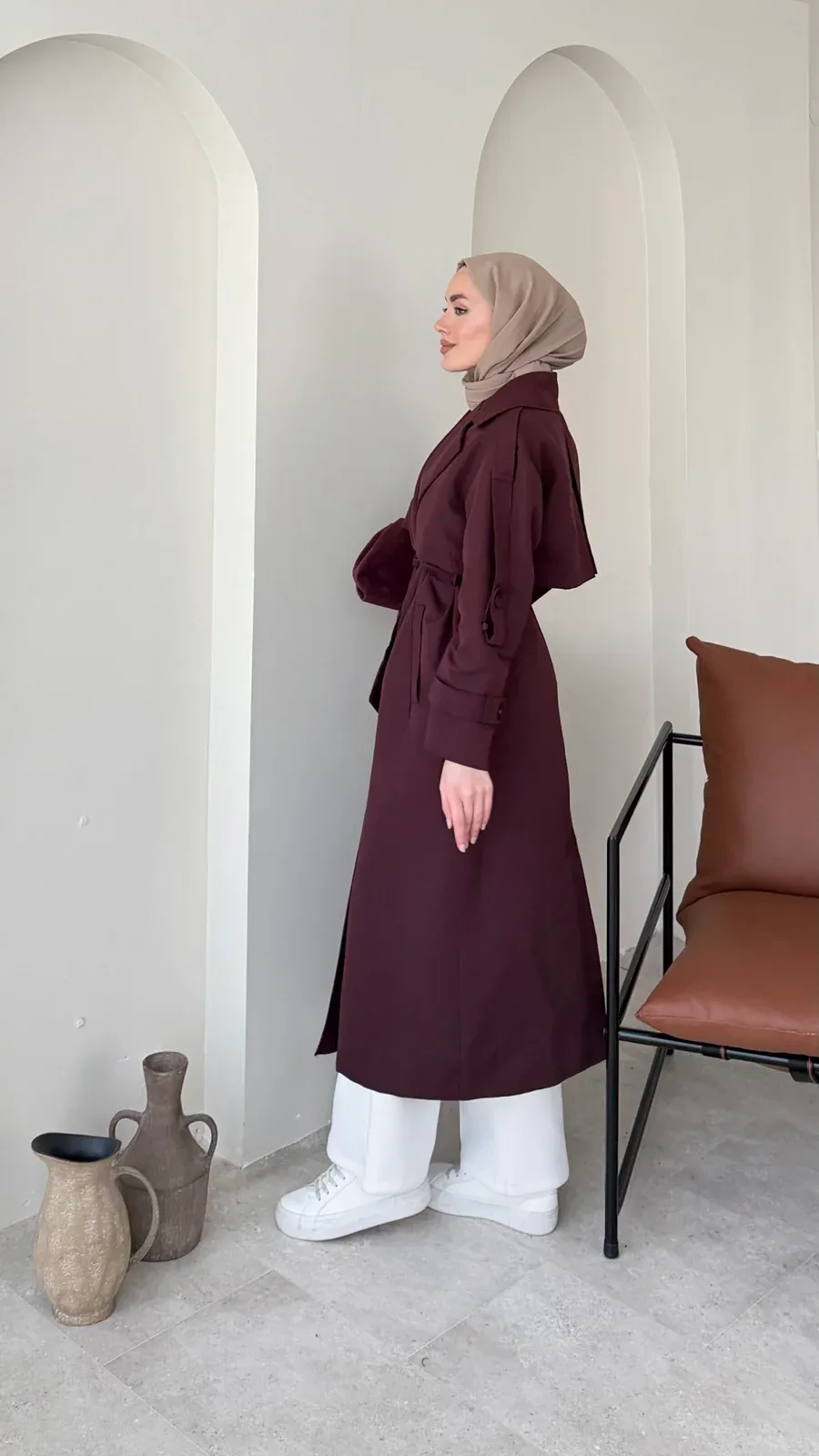 Kığıl Trenç – Bordo, görsel 3