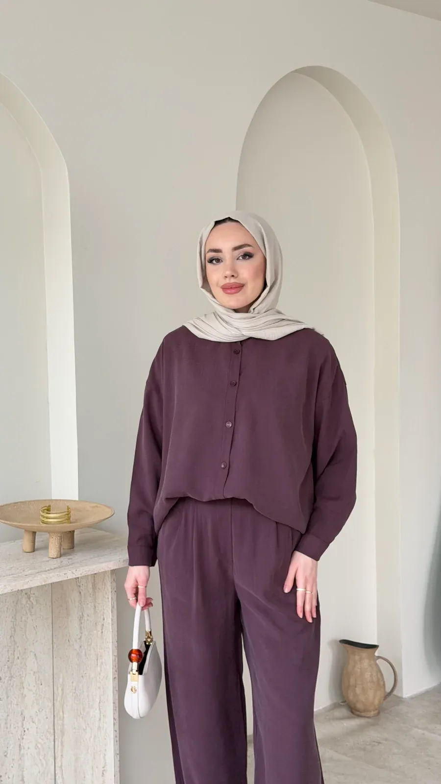 Cosy Tensel Takım – Bordo, görsel 4