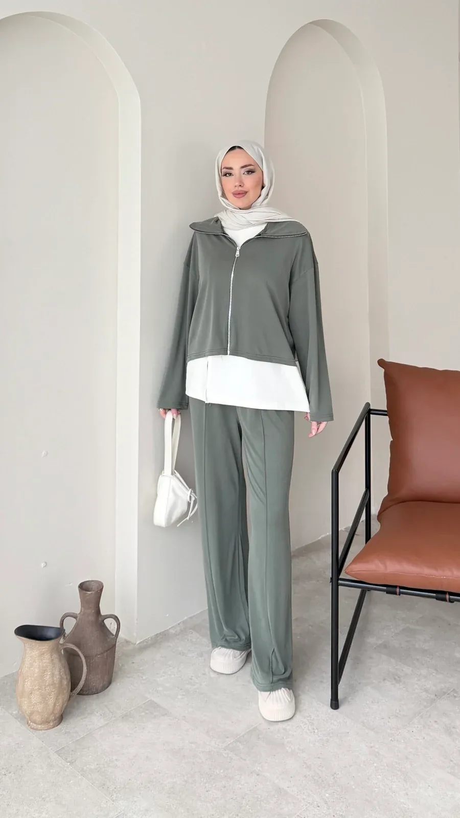 Mirle İnce Oyşo Takım – Yeşil, görsel 1