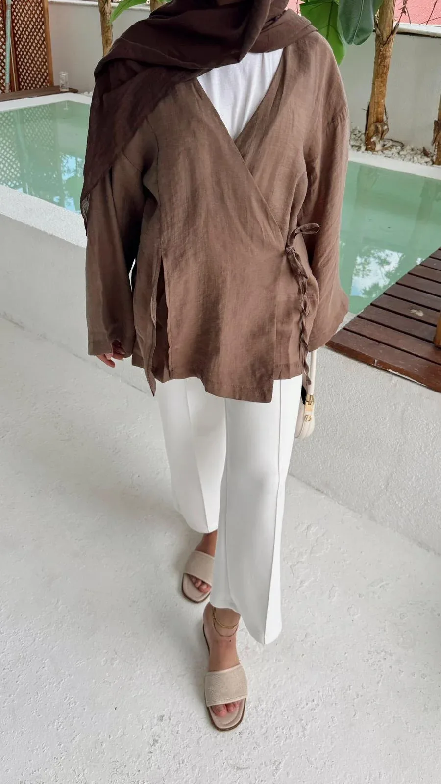 Luma Kimono – Kahverengi, görsel 5