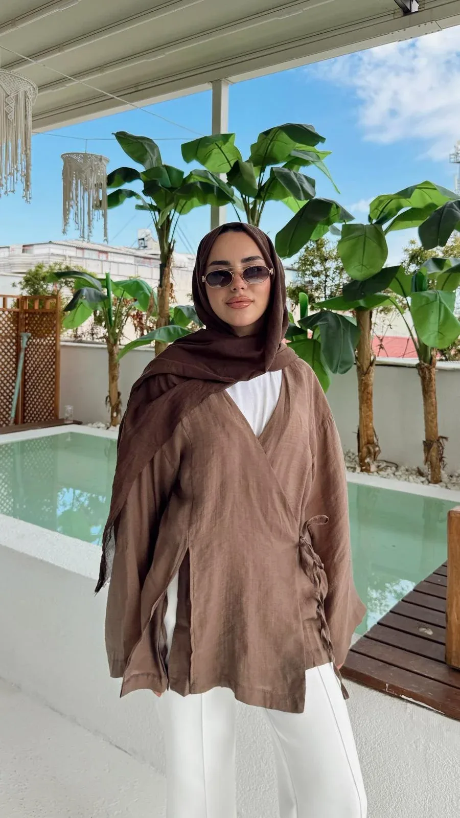 Luma Kimono – Kahverengi, görsel 4