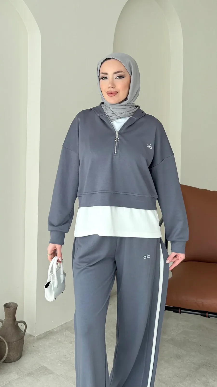 Orj. Geçişli Oyşo Takım – Gri, görsel 4