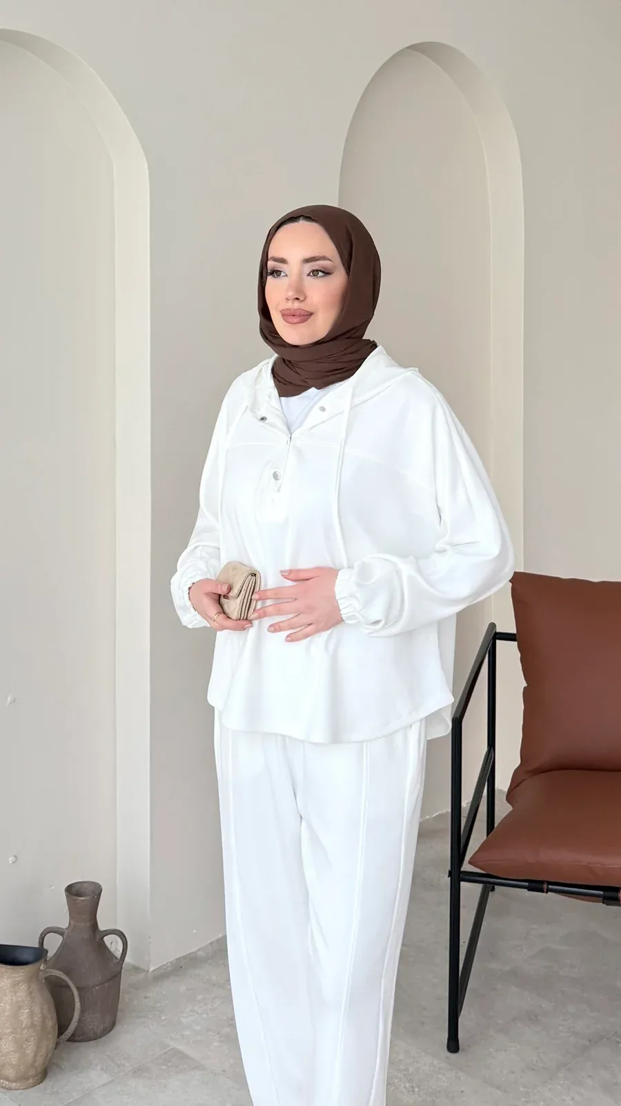 Mona Oyşo Takım – Beyaz, görsel 4