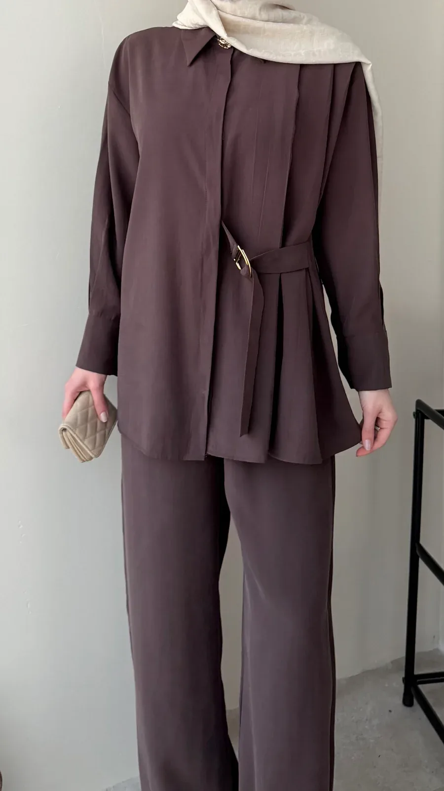 Rasha Modal Takım – Kahve, görsel 5