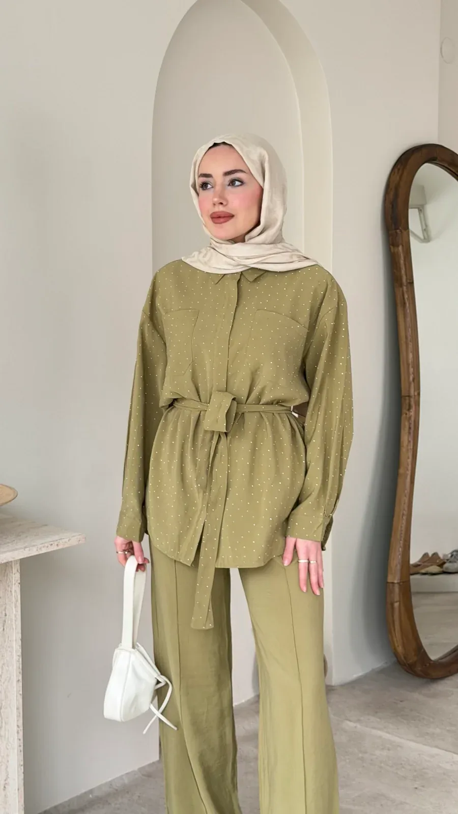 Lina Taşlı Takım – Yeşil, görsel 4
