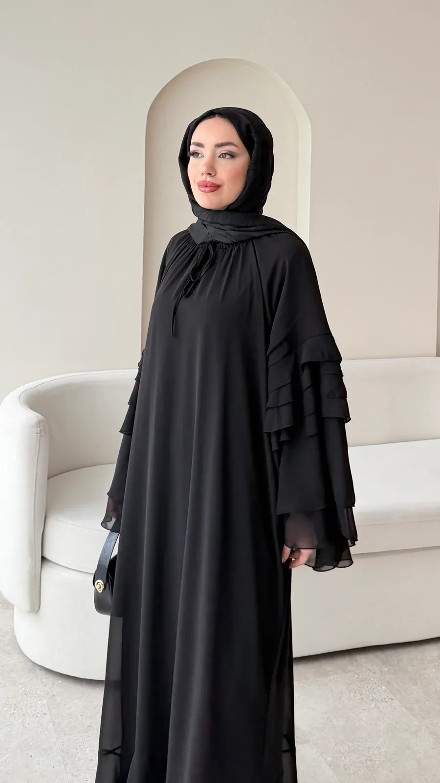 Ferih Elbise – Siyah, görsel 4