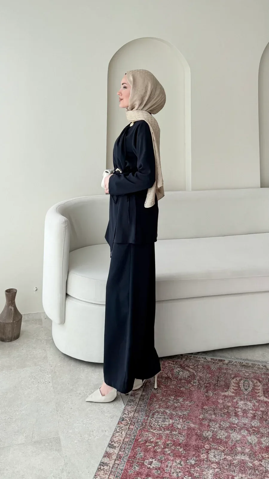 Tina Kemerli Takım – Lacivert, görsel 2