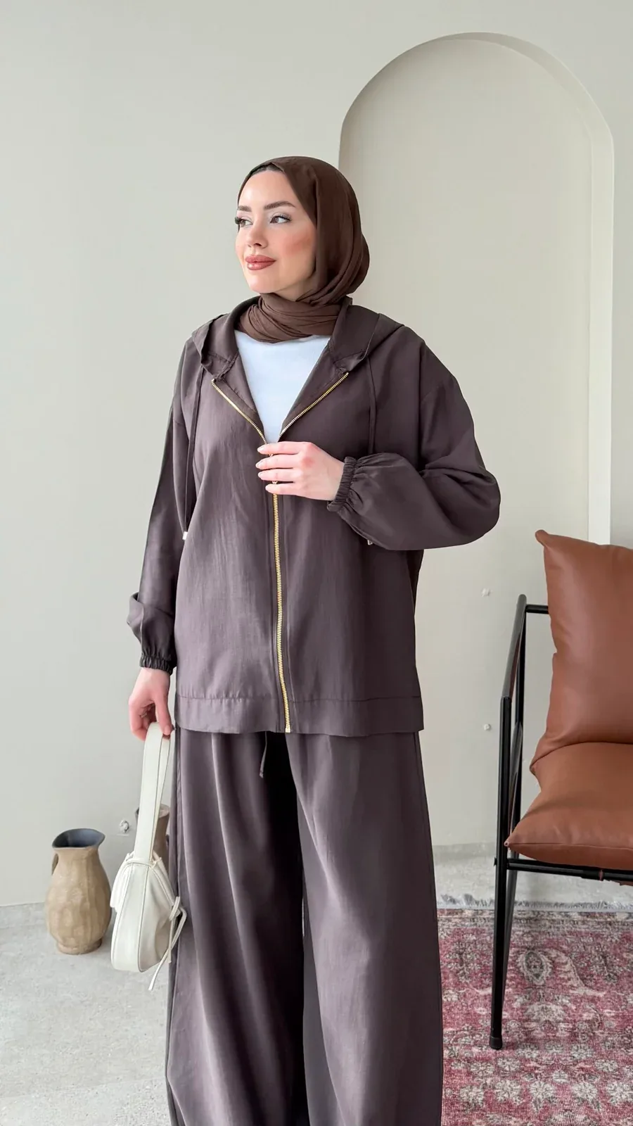 Tulya Tensel Takım – Kahverengi, görsel 5