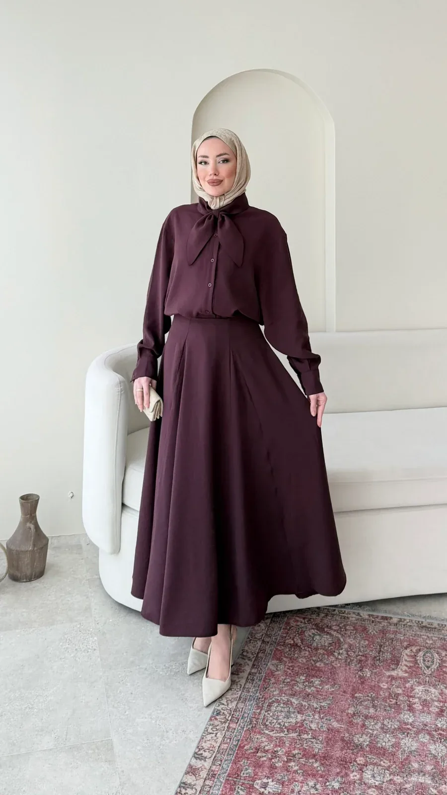 Vela Modal Takım – Mürdüm, görsel 1