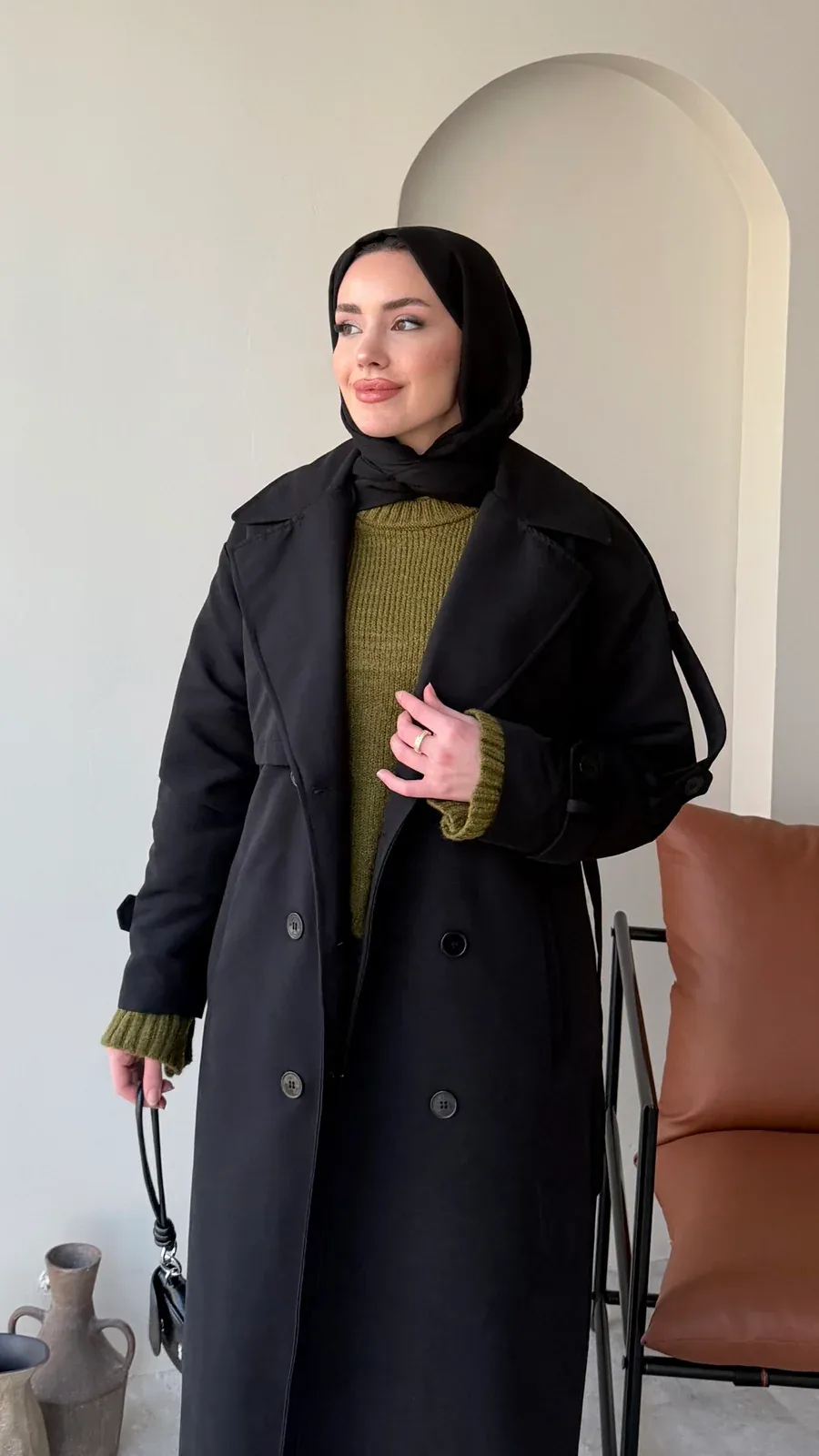 Kığıl Trenç – Siyah, görsel 5