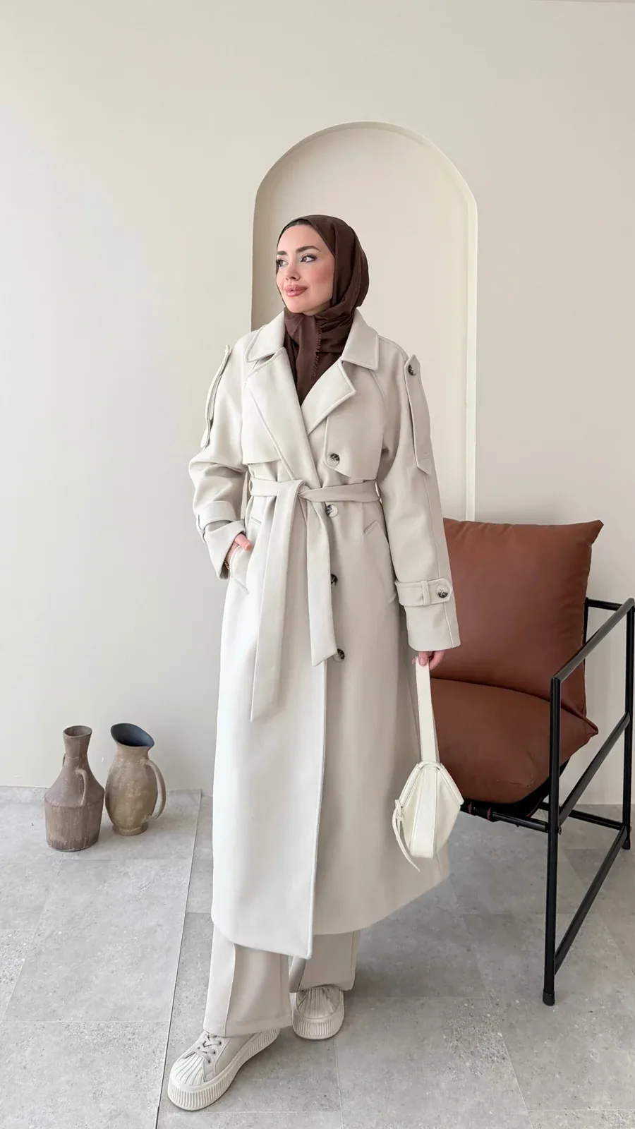 Bera Premium Kaşe Kaban – TAŞ, görsel 2