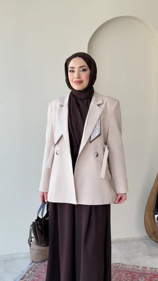LİSA BLAZER CEKET – TAŞ