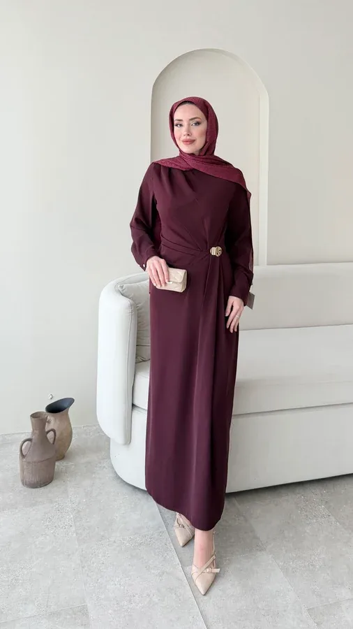 SARE PİLELİ ELBİSE – MÜRDÜM